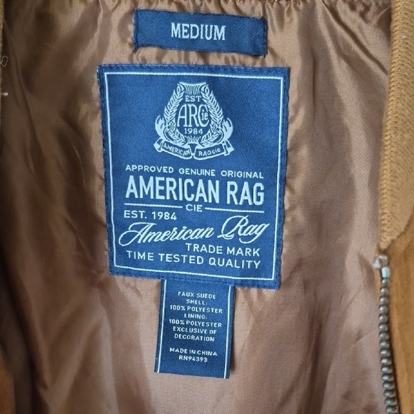 American Rag Brown Bomber Jacket - Picture 3 of 4